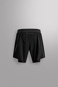 2-IN-1 PERFORATED SHORTS