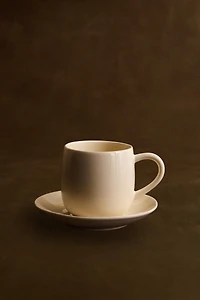 PLAIN STONEWARE COFFEE CUP
