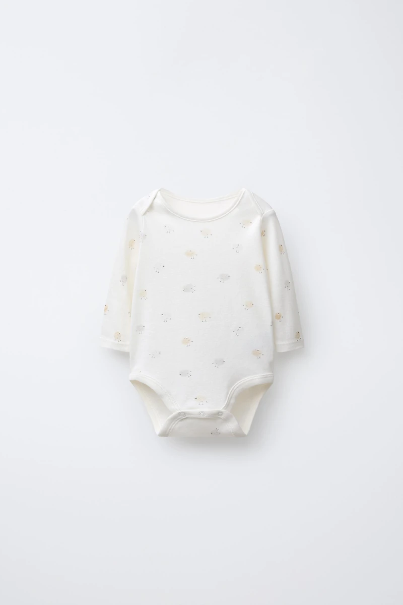 LOT DE CINQ BODYS POUSSINS