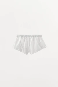 PUFF POPLIN SHORTS