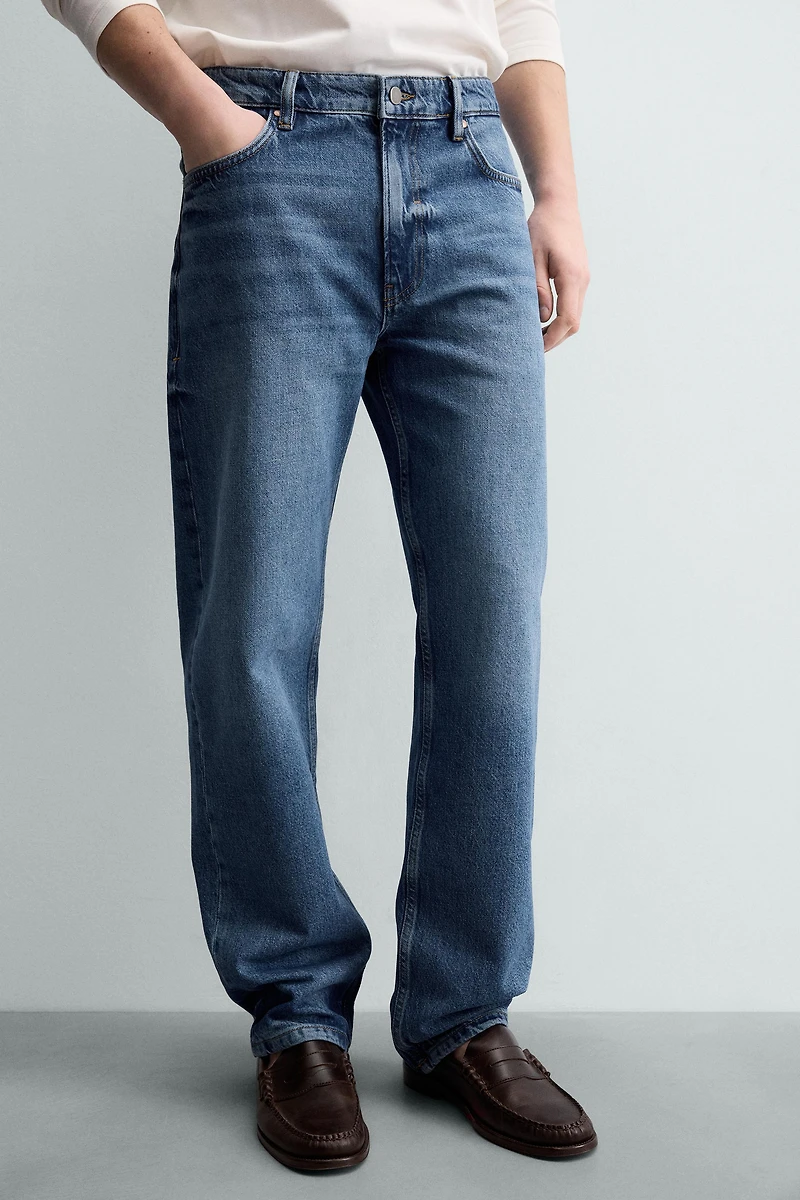 COTTON - LYOCELL STRAIGHT FIT JEANS
