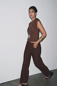 RIBBON KNIT TOP