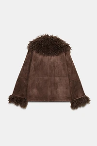 DOUBLE-FACED FAUX FUR JACKET