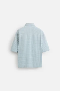 RELAXED FIT PLAID SHIRT