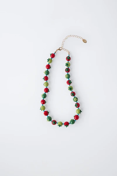 COLLIER FANTAISIE TOMATES