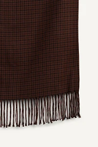 LONG PLAID SCARF LIMITED EDITION