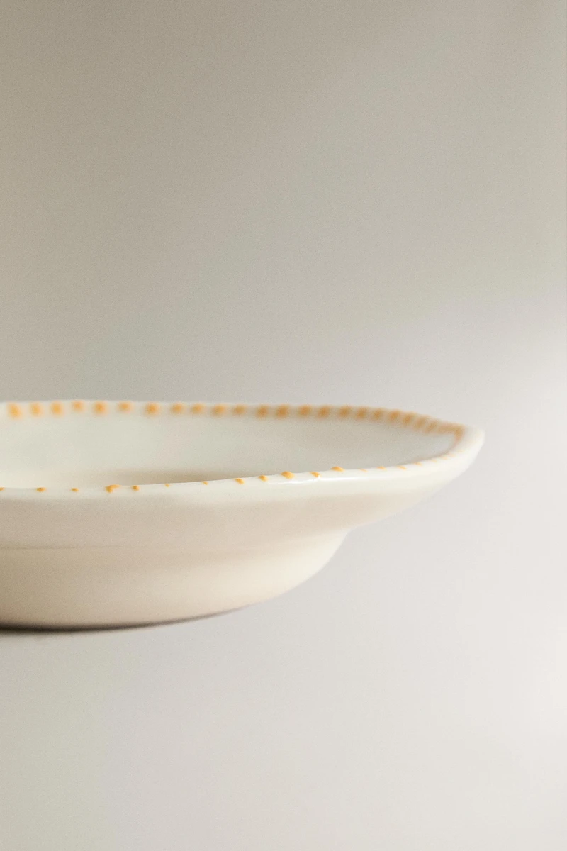 FISH EARTHENWARE DESSERT PLATE