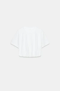 T-SHIRT COURT BOUFFANT