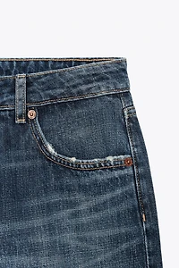 JEAN TRF WIDE LEG TAILLE BASSE