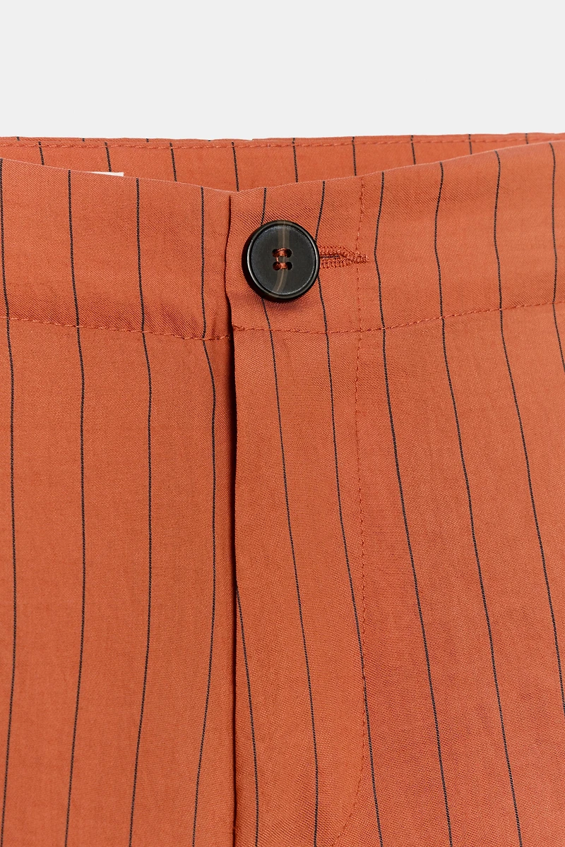 STRIPED STRAIGHT LEG PANTS