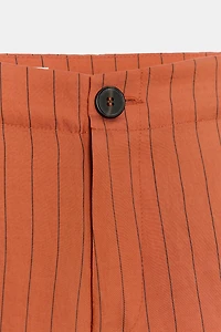 STRIPED STRAIGHT LEG PANTS