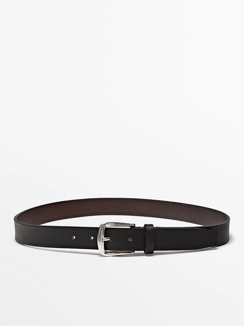 Ceinture en cuir nappa souple