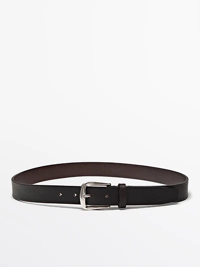 Ceinture en cuir nappa souple