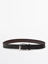 Ceinture en cuir nappa souple