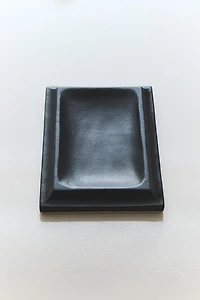 LEATHER DESK TRAY FOR CLIPS