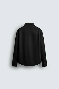 COMFORT TEXTURED OVERSHIRT
