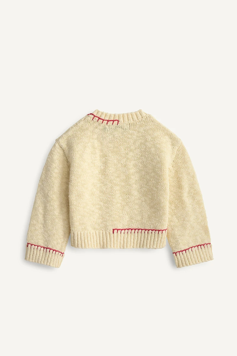 LIMITED EDITION STITCHED KNIT JUMPER