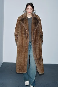 FAUX FUR COAT ZW COLLECTION LIMITED EDITION