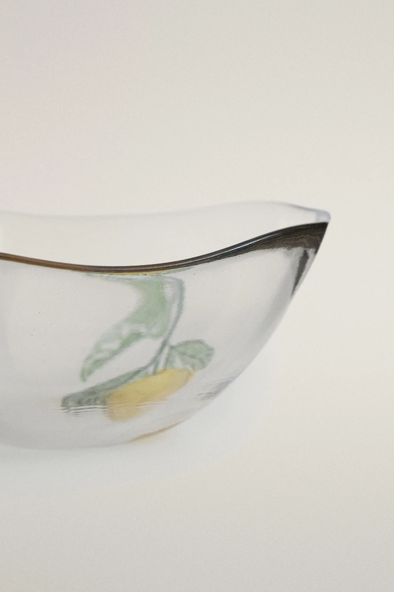 LEMON GLASS BOWL