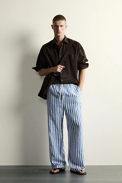 PANTALON RELAXED FIT 100% LIN