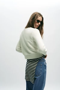 BASIC COTTON SWEATSHIRT