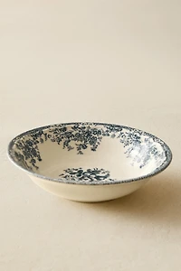 FLORAL EARTHENWARE BOWL