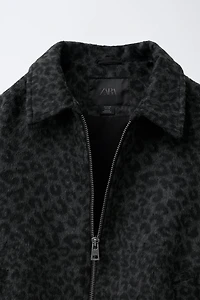 ANIMAL PRINT CLOTH JACKET