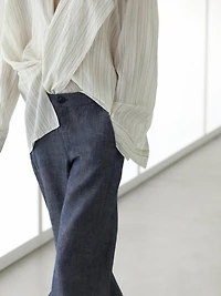 Jean palazzo taille haute
