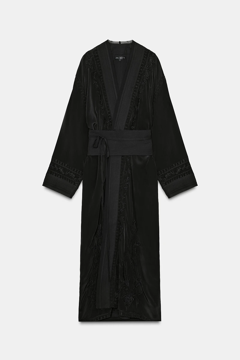 EMBROIDERED SASH KIMONO ZW COLLECTION LIMITED EDITION