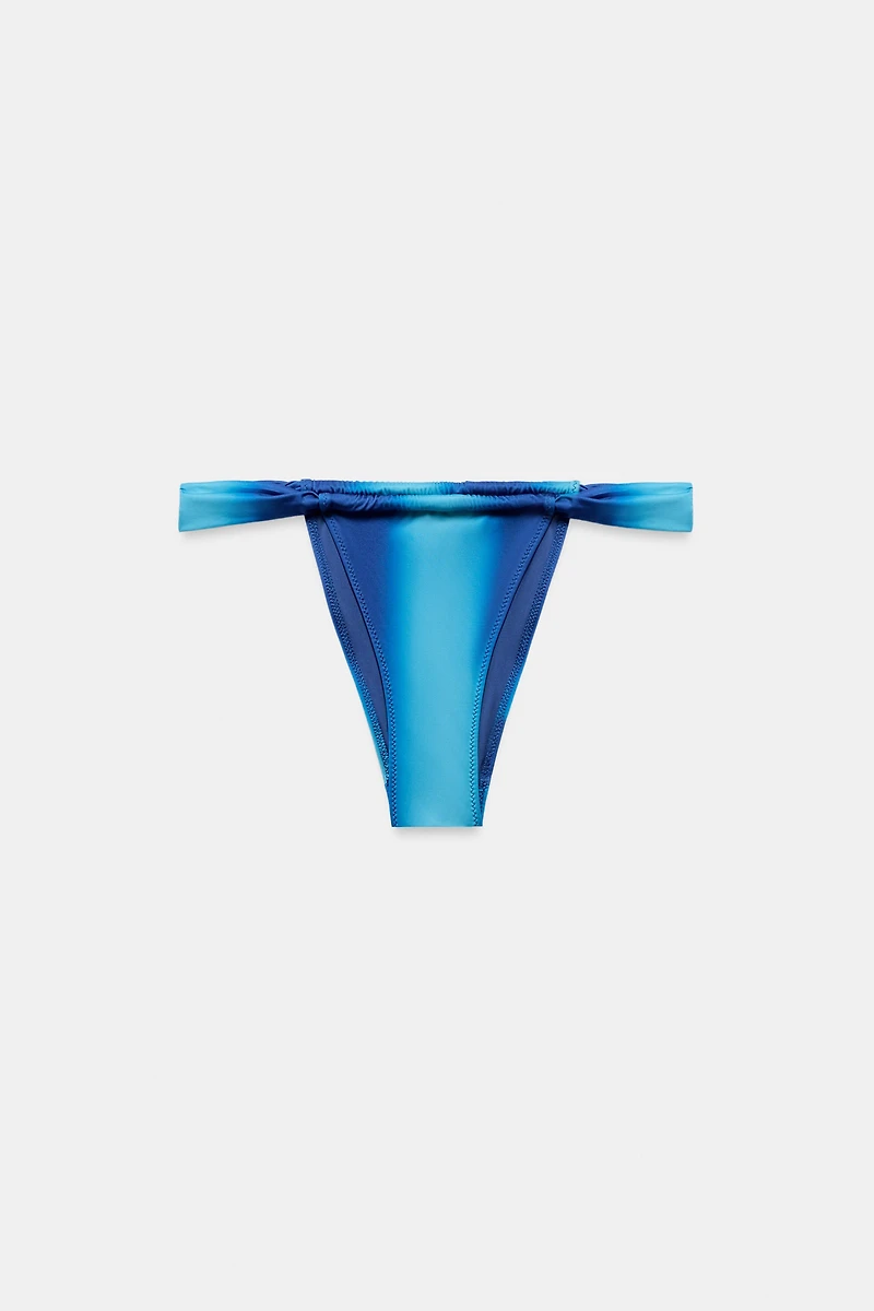 BAS DE BIKINI COULISSANT IMPRIMÉ