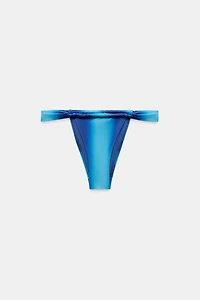 BAS DE BIKINI COULISSANT IMPRIMÉ