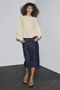 BERMUDA LONGUE EN DENIM ZW COLLECTION
