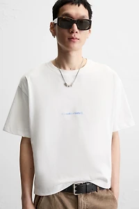 WASHED PRINT T-SHIRT