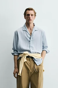 FLOWY TEXTURED SHIRT