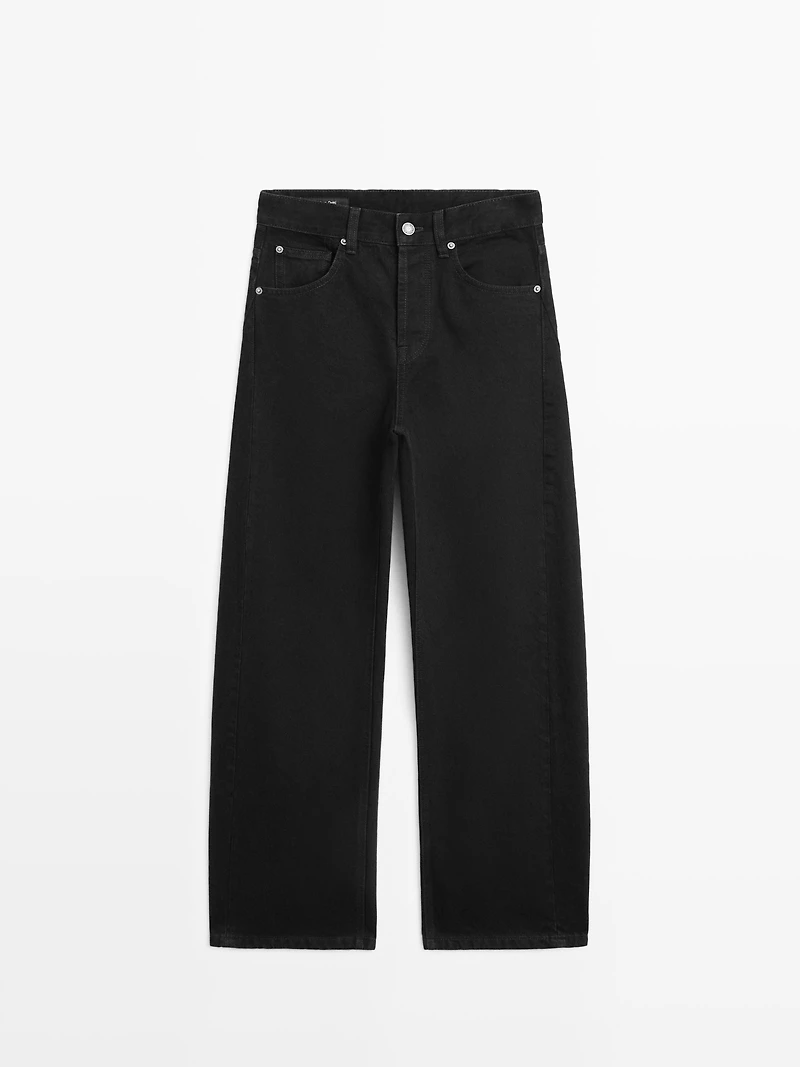 Jean balloon mid-rise