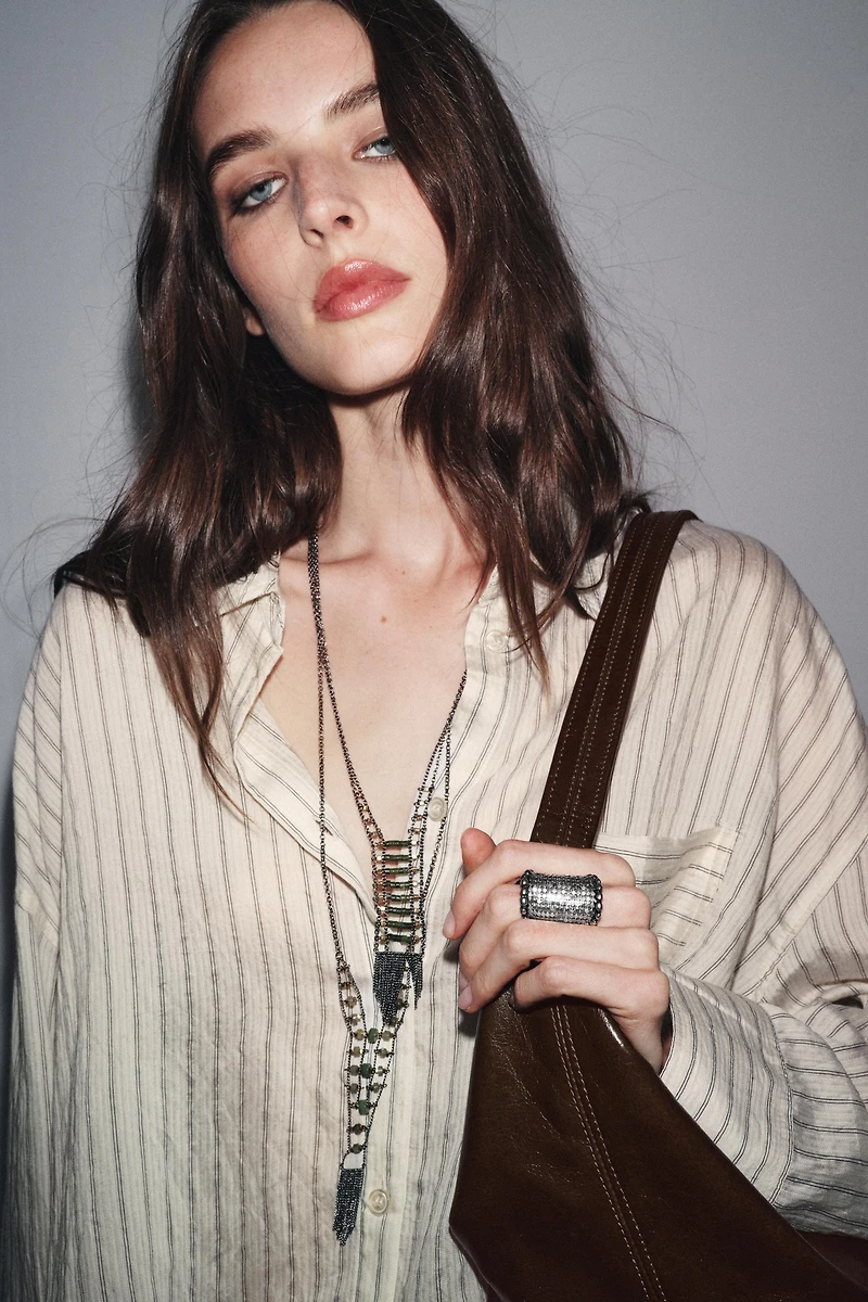 METAL MESH MAXI RING