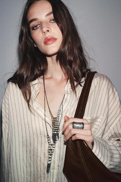 METAL MESH MAXI RING