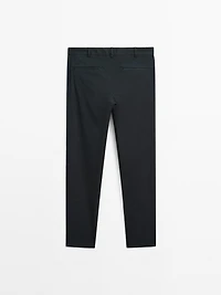 Slim fit trousers