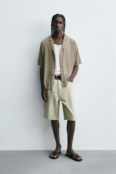 CHEMISE EN MAILLE STRUCTURÉE