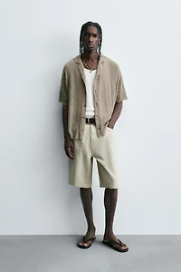 CHEMISE EN MAILLE STRUCTURÉE