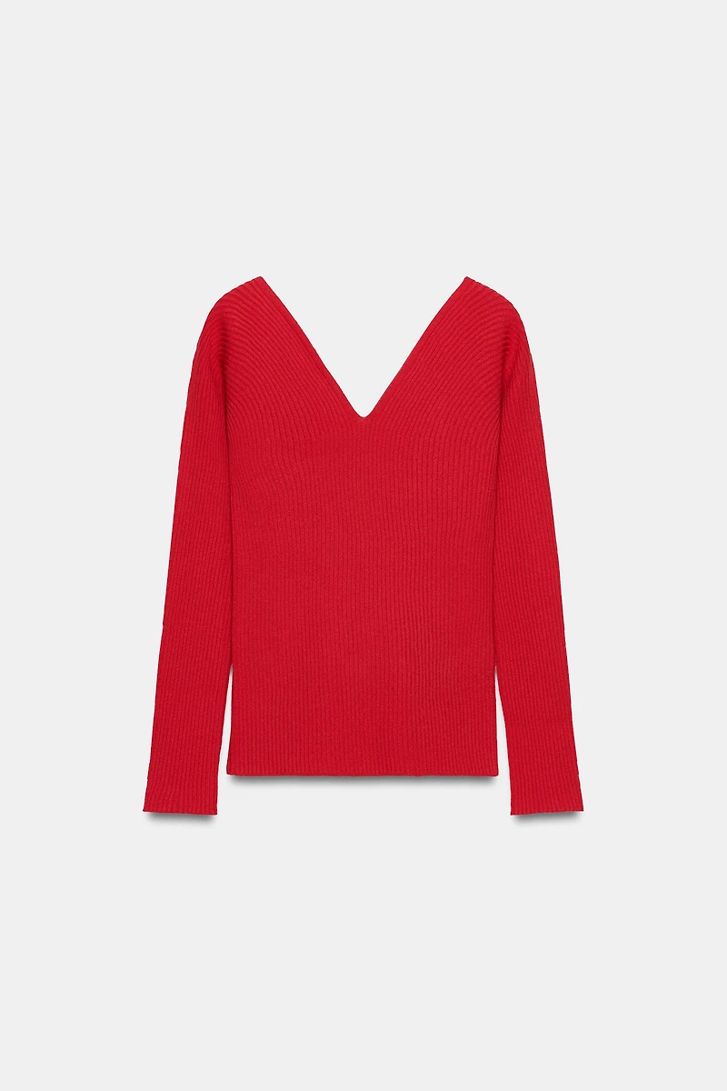 FITTED RIB KNIT TOP