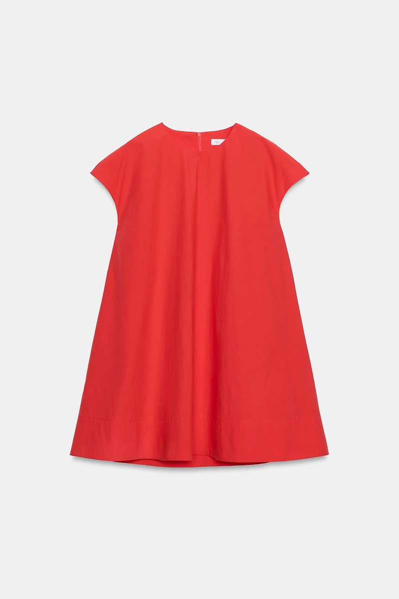 ZW COLLECTION POPLIN MINI DRESS