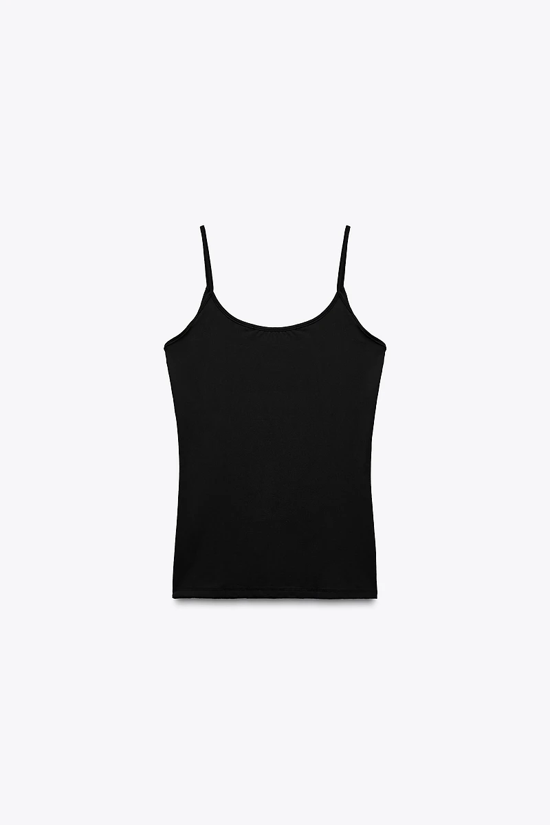 POLYAMIDE SPAGHETTI STRAP CAMISOLE