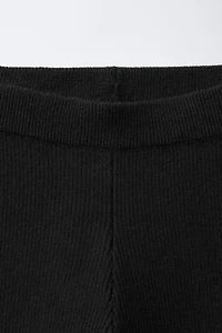 FLARE RIB LEGGINGS