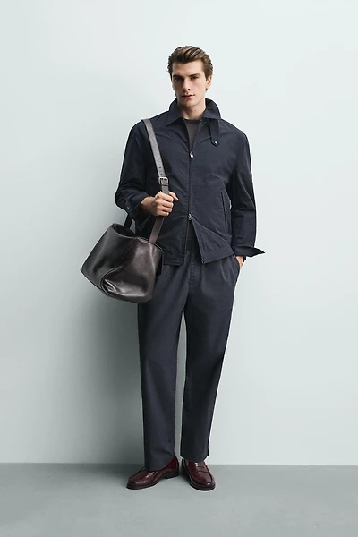BLOUSON REGULAR FIT À CARREAUX