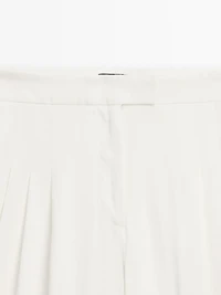 Jupe-culotte à pinces