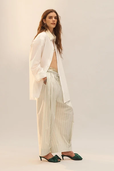 LIMITED EDITION LACE COLLAR POPLIN SHIRT