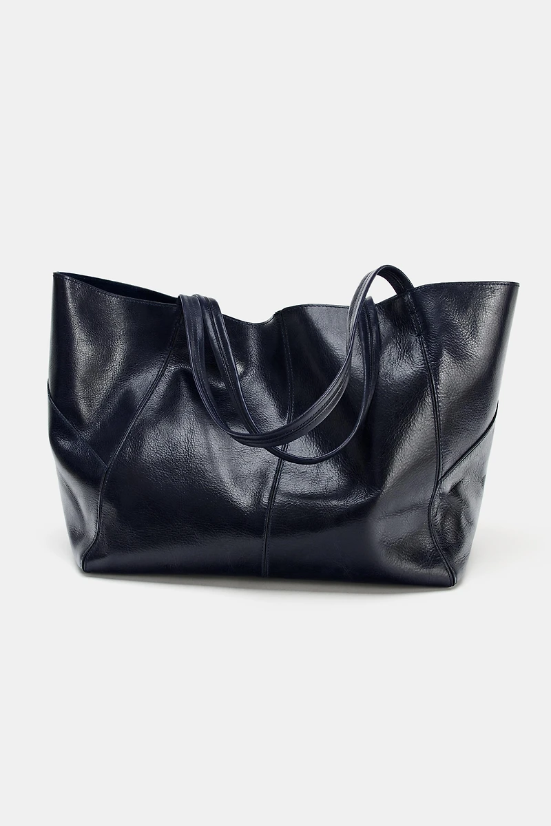 SAC SHOPPER MAXI EN CUIR