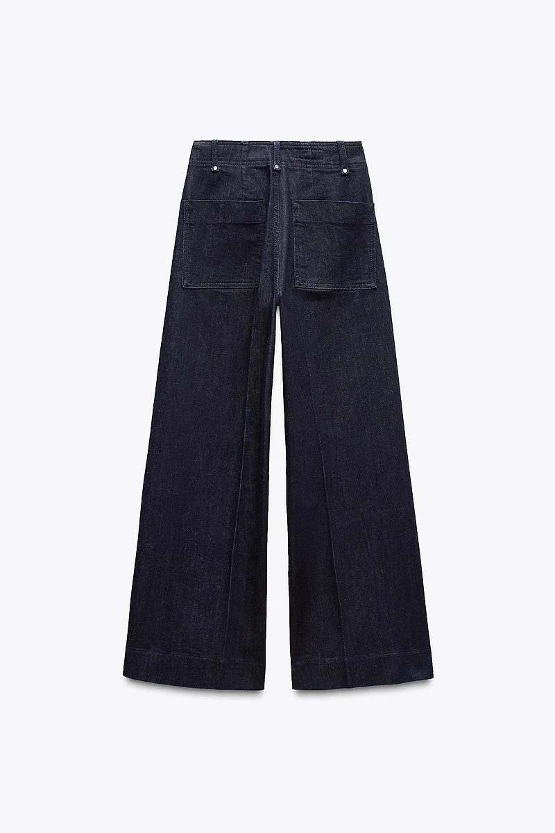 JEAN COUPE LARGE ET TAILLE HAUTE COLLECTION ZW