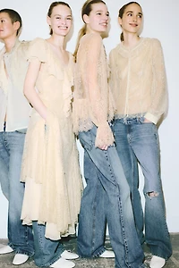 ZW COLLECTION LIMITED EDITION LACE RUFFLE SHIRT